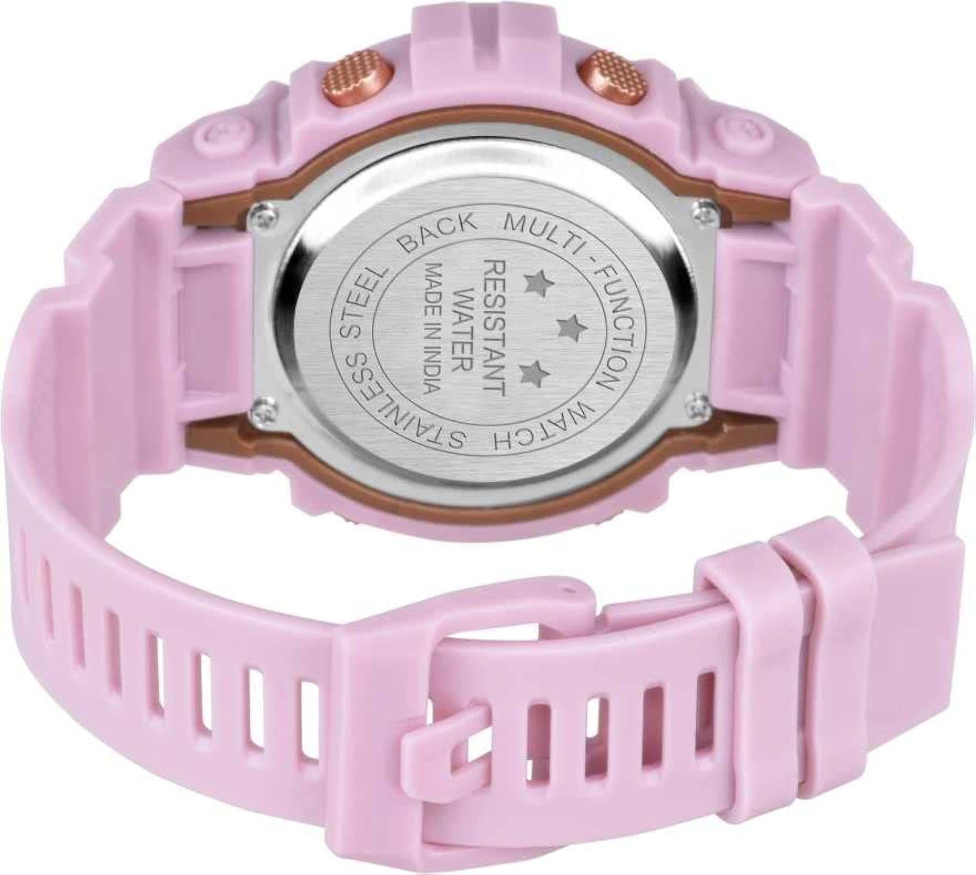 Pink Multi Color Light Digital Wrist Watch for Kids