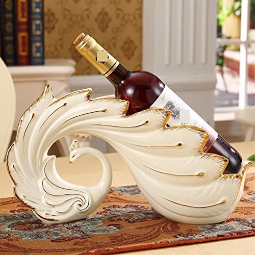 Soporte para botellas de vino cerámico minimalista miniatura 6