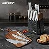 KEYCUT-13-Piece-Knife-Set-with-Block-50Cr15Mov-High-Carbon-Stainless-Steel-Knives-for-Kitchen-Ergonomic-Full-Tang-Handle-Professional-Kitchen-Knife-Set KEYCUT 13 Piece Knife Set with Block, 50Cr15Mov High Carbon Stainless Steel Knives for Kitchen, Ergonomic Full-Tang Handle Professional Kitchen Knife Set
