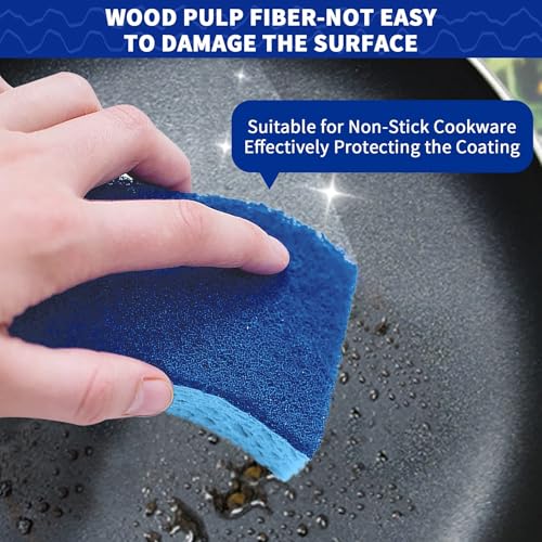 Image of CELOX Sponge for Cleaning Kitchen and Household, Blue