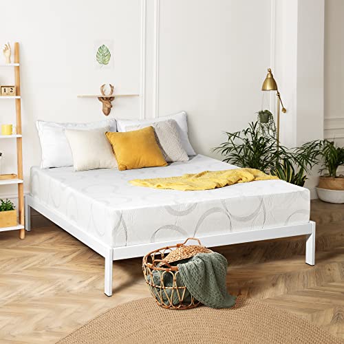 Olee Sleep Foam Mattress, Full, White/Beige #TOP21