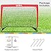 UMI. by Amazon Portería de fútbol Red de fútbol 4'x3' (Rojo Manzana)
