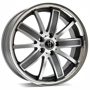 Diewe – Llantas de aleación, Ancho: 8, diámetro: 18 PCD: 120, Color: Platinum mecanizar
