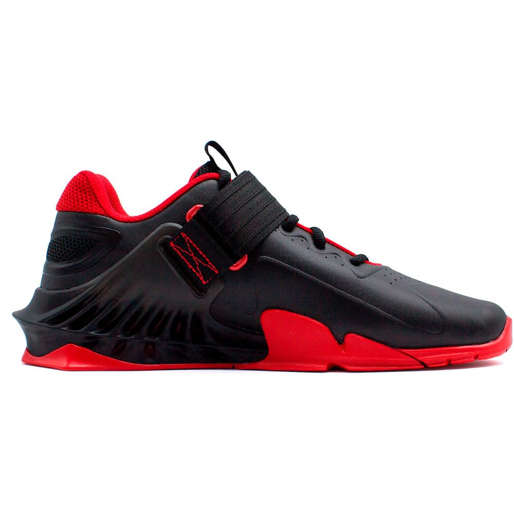 Savaleos Weightlifting Shoes (Black/University Red/White) Size 8.5