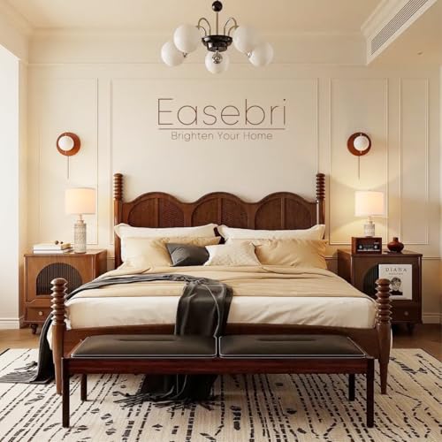 Farmhouse Resin Table Lamps Set of 2 - Vintage Bedroom Decor - Image 7