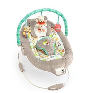 Bright Starts 60256 Disney Baby Winnie The Pooh Wip Met Vibraties, Automatische Uitschakelfunctie, Melodieën…