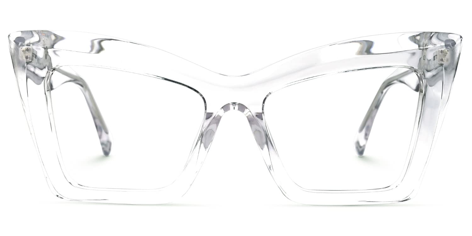 Zeelool Fashion Cat Eye Glasses Frame for Women with Non-prescription Clear Lens Boland ZJGA939170