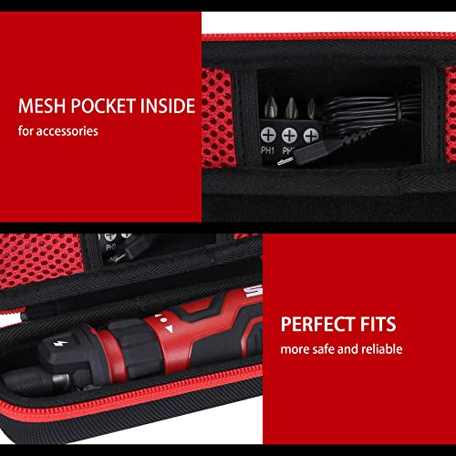 Aenllosi Hard Carrying Case Compatible With Skil Rechargeable 4V Cordless Screwdriver Sd561201(Only Case) #TOP4