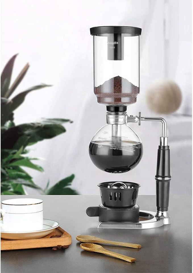 Cafetera Sifón Portátil de Vidrio Borosilicato con Filtro Permanente miniatura 6