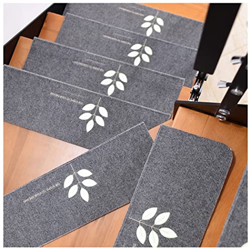 YRRA Tapis de marches d'escalier Carpettes de Marches d'Escalier Protecteurs Moquettes Couvre-marches Insonorisants pour Extérieurs et Intérieurs,Y,55x22cm(2 pc)