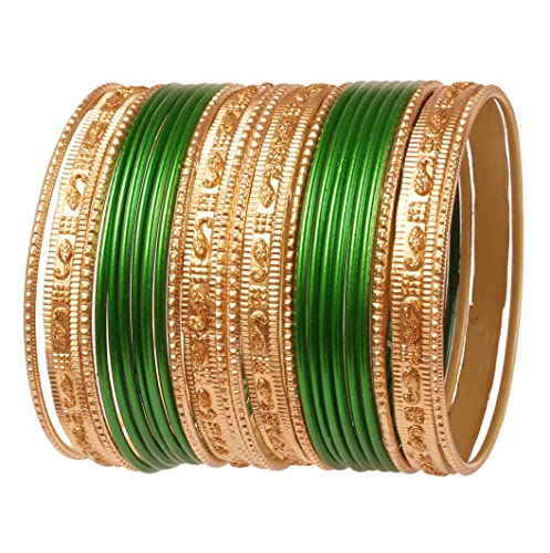 Touchstone Indian Bollywood Collection of Coloured Bracelets 2 Do...