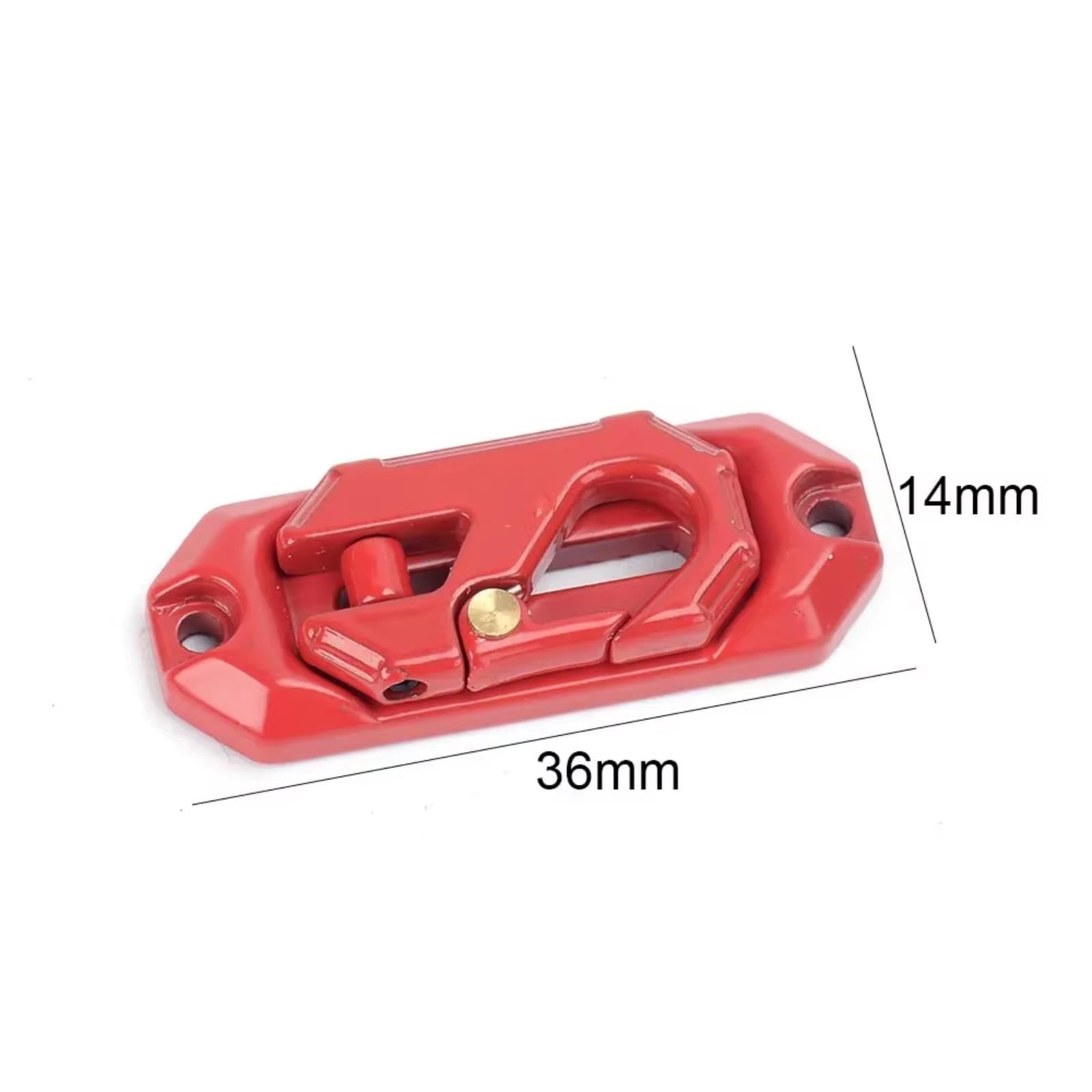Hebilla Guía Cabrestante con Gancho para Coche Trepador Control Remoto 1/10