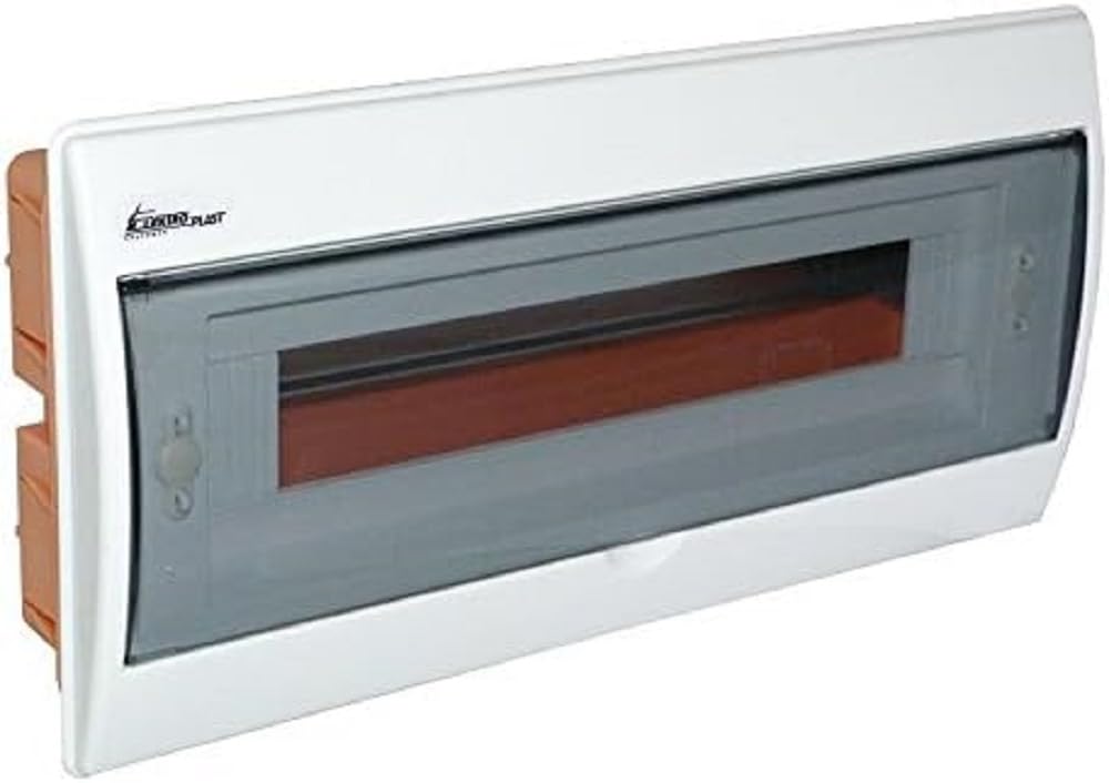 Scatola di distribuzione Rp 18 (N+PE) UP 18 moduli, scatola fusibili a incasso, Rp18 8.7 0547, blu