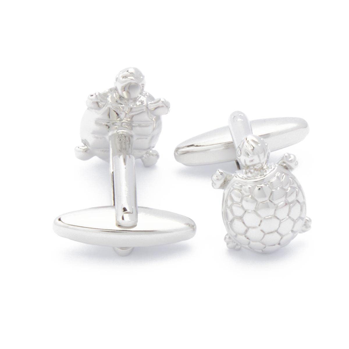 Gemelli - Tartaruga di campagna tartaruga argento - Animale - 18mm x 12mm - Gemelli Rettile, Gemelli con animali selvatici