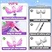 EagleStone Princess Bubble Wands for Kids, Bubble Machine for Toddlers, LED Light & Music Bubble Toys with 1 Li-ion Battery, Outdoor Easter Birthday Toys for Toddlers, 3 4 5 6 7 8 Year Old Girl Gifts