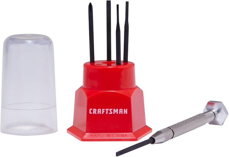 CRAFTSMAN Screwdriver Kit, Small Multi-Bits, Ideal for Jewelry (CMHT68009)