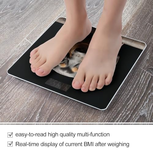 Báscula digital de baño FekiLoot de vidrio templado miniatura 5