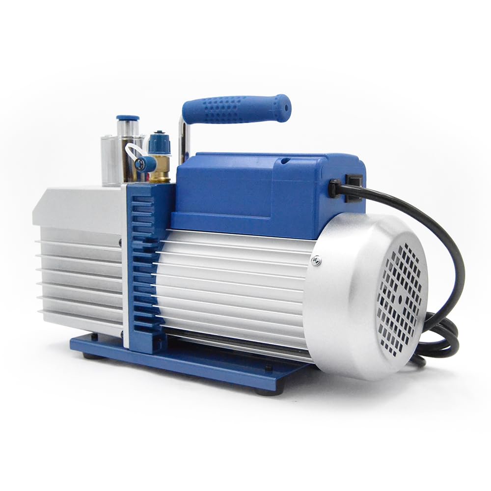 3S SuperSamaStore Pompa del Vuoto Bistadio 200 lt/min per Impianti Gas R32 e R1234YF, VE260, Alta Efficienza, Pompa del Vuoto Professionale per HVAC e Sistemi Refrigerazione