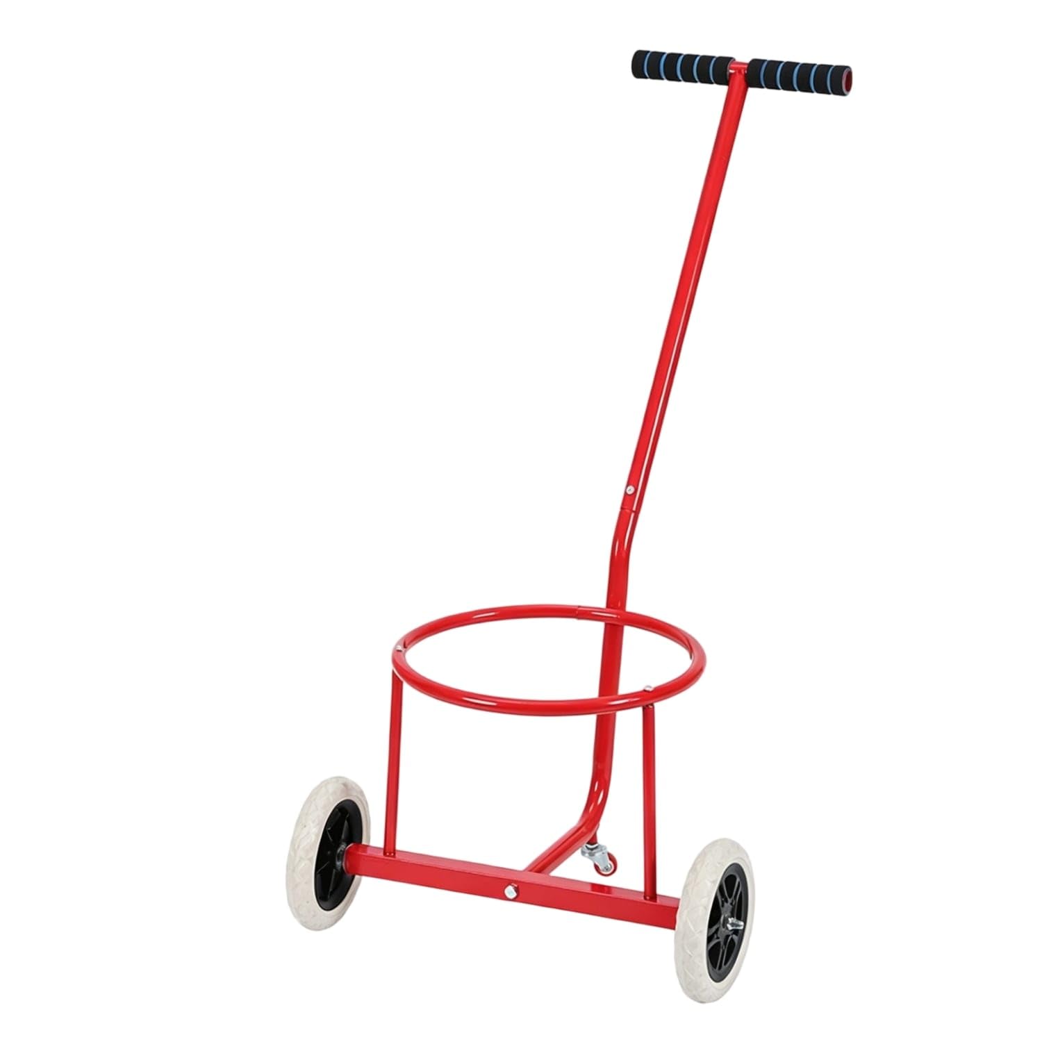Open-Frame Hand-Pulled Cart Manual Two-Wheel Cart Heavy-Duty Dolly Portable for Gardeners, Farmers, Garden, Yard, Farm, Red 16 Wheel|Push-Pull Golf Carts|Sporting Goods-image-28