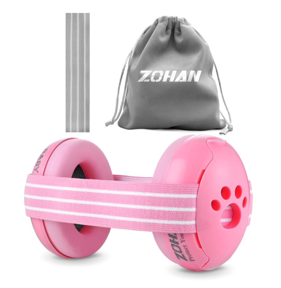 ZOHAN 001 Ear Defenders Baby 3-36 months Earmuffs Noise Cancelling Infant Adjustable Headband for Toddlers Comfort Headphones Against Hearing Damage