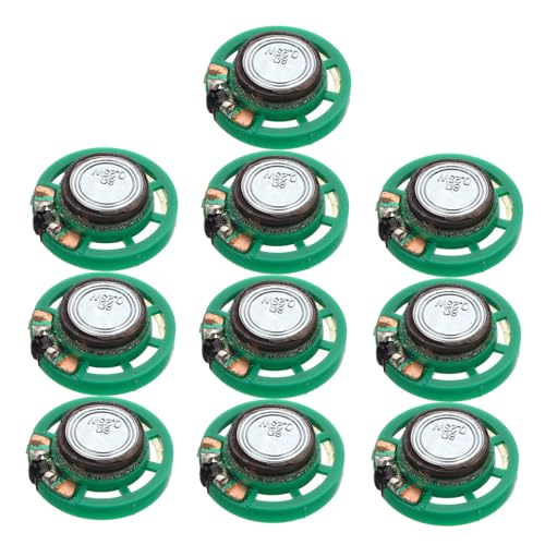 Altavoces Magnéticos de 27mm 8 Ohm para Proyectos de Electrónica y Bricolaje Pack de 10 Unidades