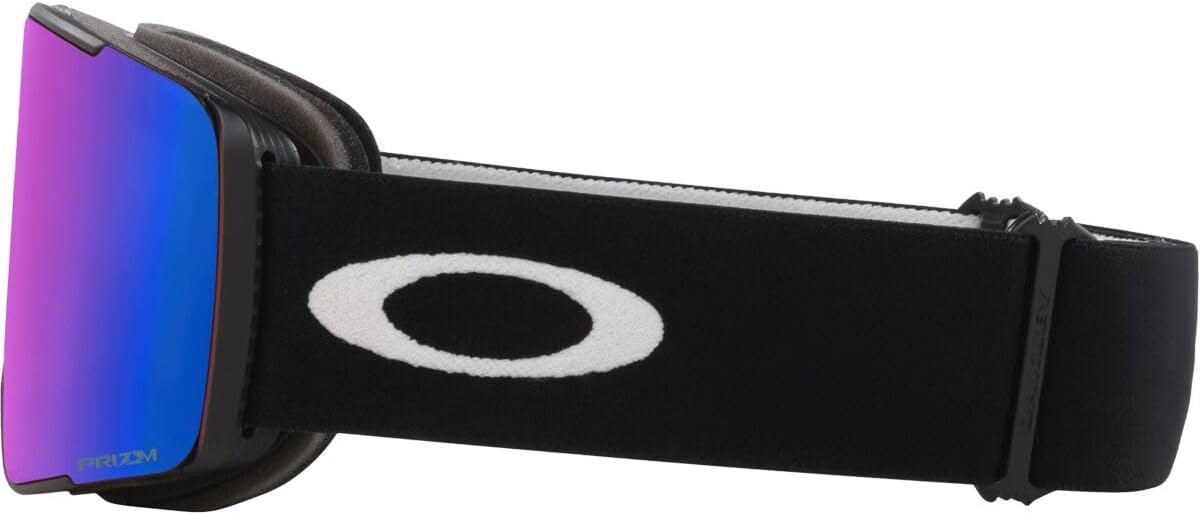 Oakley Line Miner Pro Snow Goggle, Matte Black Strap w/Prizm Snow Argon Iridium Lens, Large