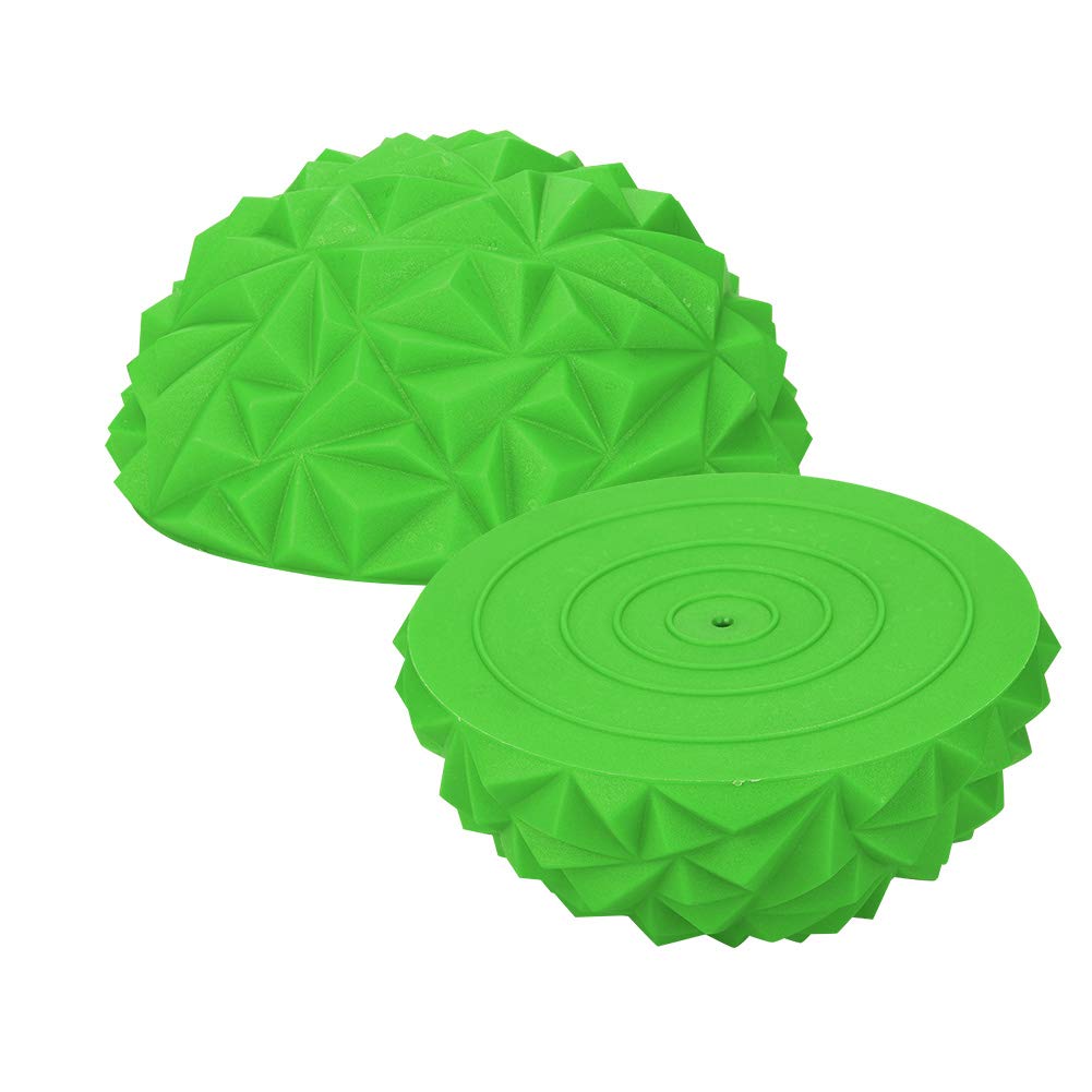 Pwshymi Comfortable Yoga Half Ball Massage Ball for Home for Sports (Green)