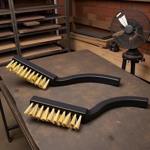 Image of Wire Brush Cleaning Brush Tool Steel Brass Nylon Metal Cleaning Polishing Rust Brush Metal Cleaning Brush Tool Fashion Abrasive Brushes