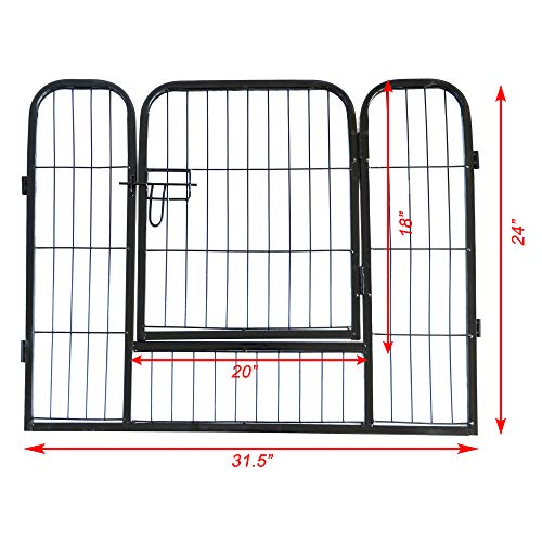 16 Panel Heavy Duty Cage Pet Dog Cat Barrier Fence Exercise Metal Playpen Kennel by ShinShop - Thumbnail 4