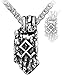 HAIGEGE Viking Odin Alfabeto in Acciaio Inox in Acciaio Inox Puntale Collana Pendente a Forma di Spada Forma otwila Simbolo Nordico amuleto Fortunato, A, 60 cm C (Color : A, Size : 70CM)