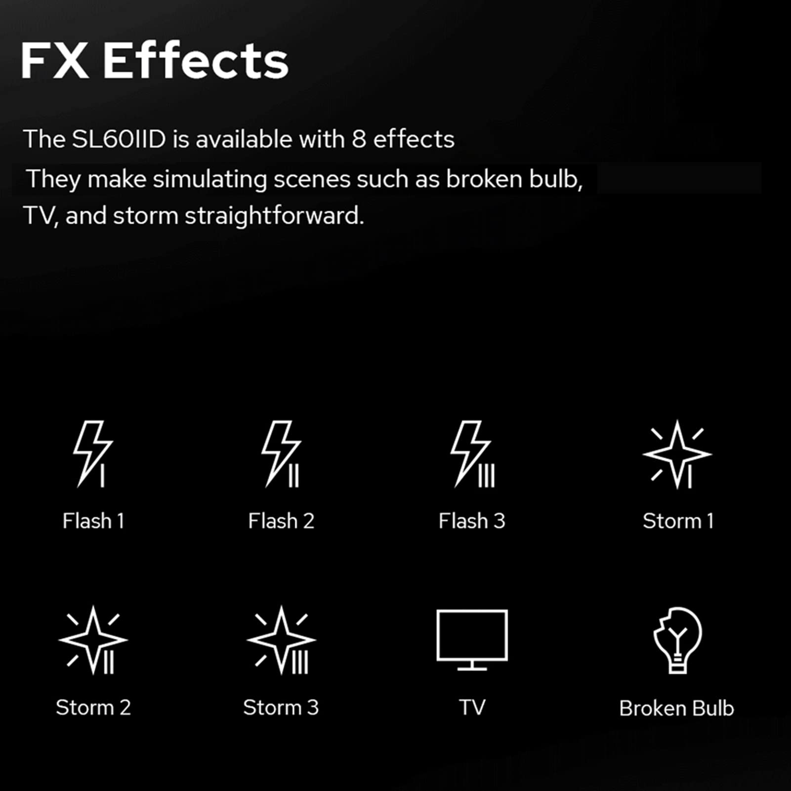 Godox SL60IID 70 W studyjna lampa wideo LED CRI 96+, TLCI97+, 5600 K ± 200 K, 8 trybów świetlnych, obsługuje aplikację/sterowanie bezprzewodowe 2,4 G / sterowanie na pokładzie + 5 sztuk ściereczki do