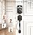 Veise Fingerprint Door Lock Set, Keyless Entry Door Lock, Front Handle Set, Electronic Keypad Deadbolt with Lever Handle, 2 Keys, Auto-Locking, One-time Codes, Easy to Install, Oil Rubbed Bronze