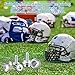 Blulu 12 Pcs Football Helmet Repair Kit Stainless Steel Helmet Mask Screw Kit with 4 Pcs 12mm Screws and 8 Pcs 10mm Screws Hockey Helmet Screws Facemask Hardware Kit for Youth Football Hockey Helmet