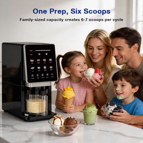 H-Duka 10-in-1 Ice Cream Maker (Freezer-Bowl, 800W) — view 8