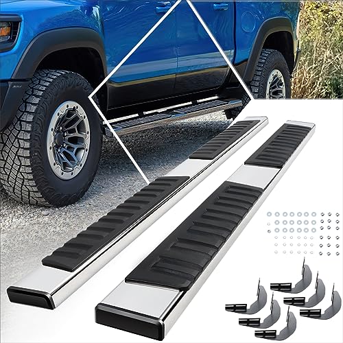 Estribos 6.75" Acero Inoxidable para Dodge Ram 1500 Crew Cab 2019-2024 miniatura 1