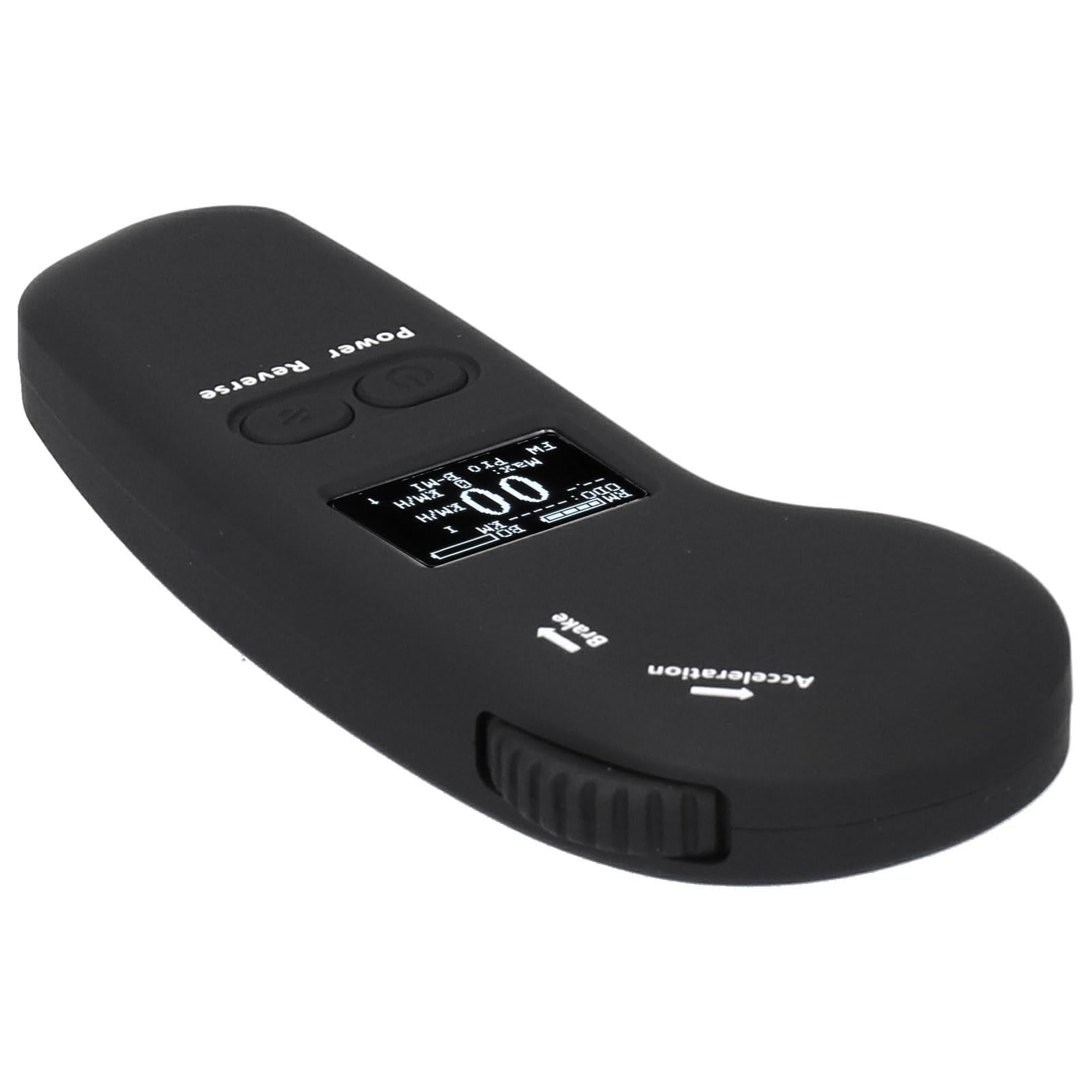 KIMISS Meepo Elektro-Skateboard mit Fernbedienung, ABS, Schwarz, Elektro-Skateboard, Kabellose LED-Display-Fernbedienung mit Einstellbarer Bremsgeschwindigkeit