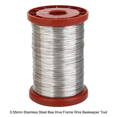 Festnight 0.55mm de Aço Inoxidável Quadro Colmeia de Abelhas, Quadro de Colmeia Ninho de Fio de Aço