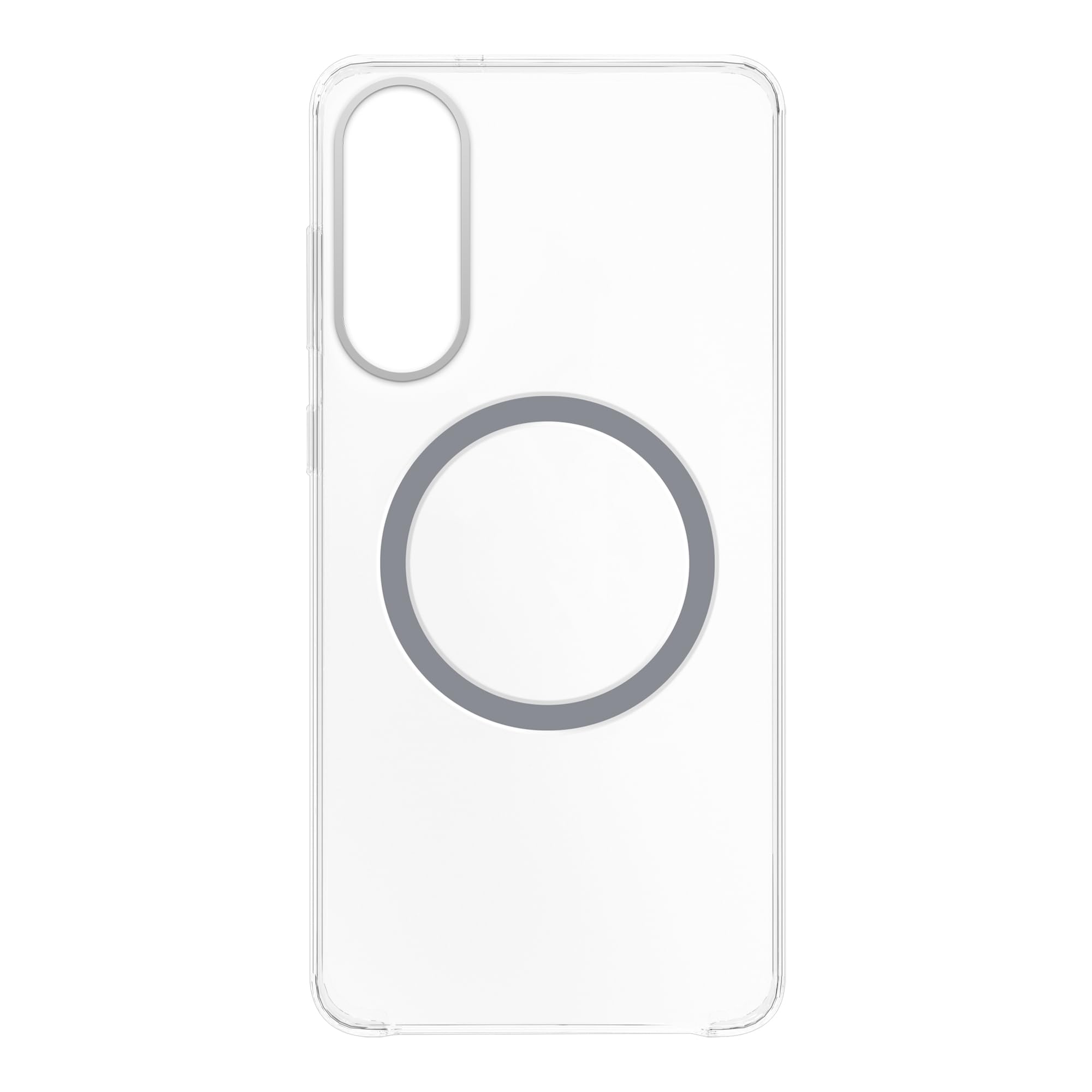 Designed for Samsung ITFIT Clear Magnet Case für Galaxy S25 Edge, Handy-Hülle mit Magnet zum Anbringen von Gadgets, Qi2-Charger kompatibel, Schutz, Transparent