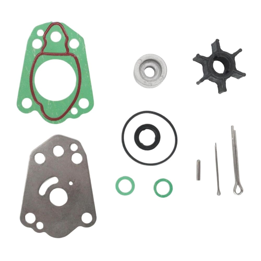 Kit Manutenzione Fuoribordo 17400-97820 con Girante 17461-97JM0 Compatibile con Marine 4 Tempi DF2 E DF2.5 dal 2012 Sostituisce 17400-97810