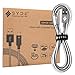SYDE ARMOR Micro USB Cable with DuPont Kevlar, Durable Double-Nylon Braided Fast Charging Cable Built with Military-Grade Material for Samsung, Android Devices - Gray - 5ft