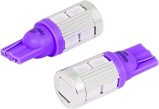 GG Grand General 70615 Purple (10 LED) Light Bulb (194/168 10LED Heatsink Tower Style, 12V)