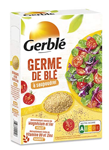 GERBLÉ – Germe de Blé à Saupoudrer – Super- Aliment Riche en Protéines - Source Naturelle...