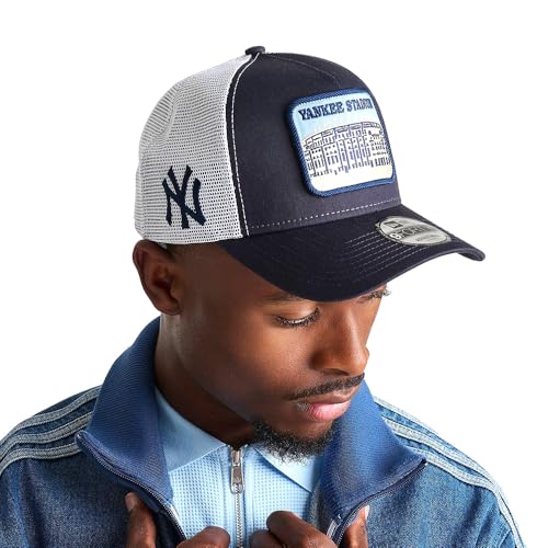 New Era NY New York Yankees 9FORTY Snapback Trucker miniatura 6