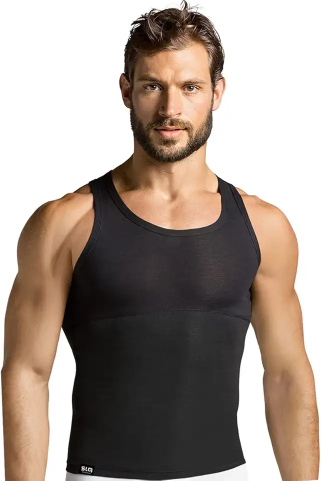 Slim Alta Compressão Postura Cinta Modeladora Masculina Fit