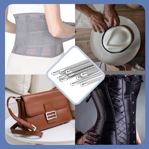Baleines de corset en acier 30,5 cm avec embouts pour couture de jupe cerceau et col