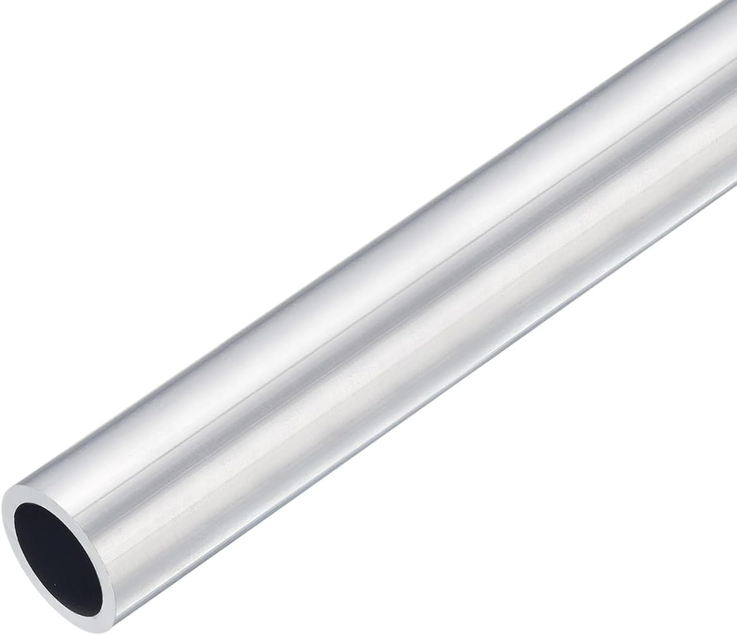 1Pc 6063 Aluminum Round Tube, 27mm OD 23mm ID 300mm Length Seamless Aluminum Straight Tubing Pipe for Industry DIY Projects