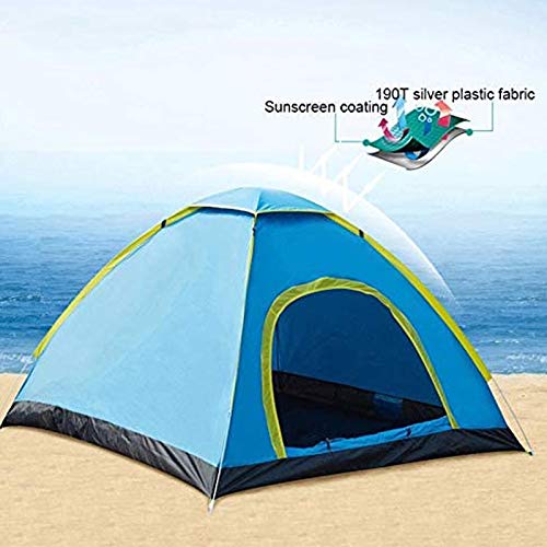 Carpa automática para 1 persona camping y mochila miniatura 5