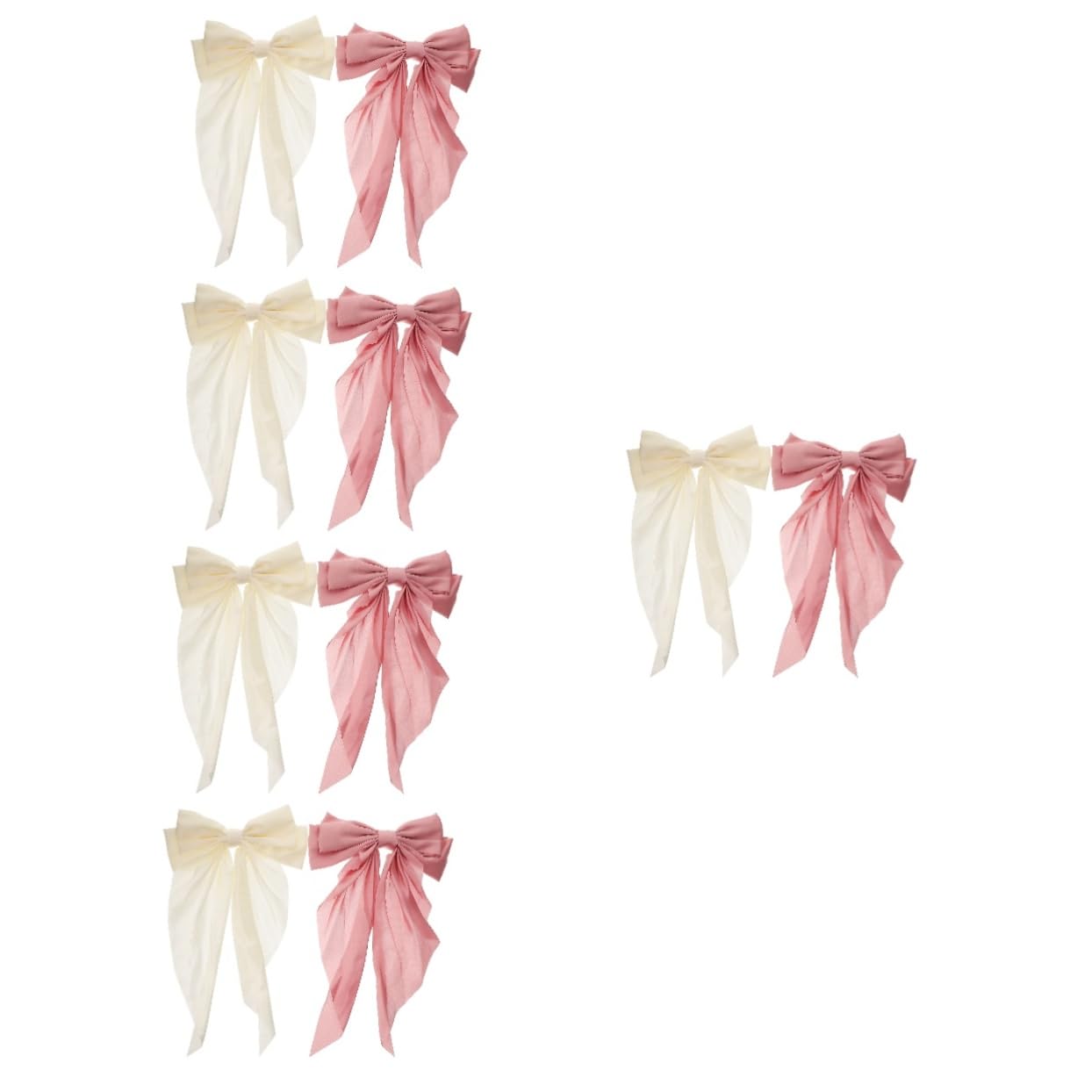 DOITOOL 10piezas Pasadores De Pelo Gran Lazo Clip De Para Coletas Accesorios Elegantes Para Mujeres y Adolescentes