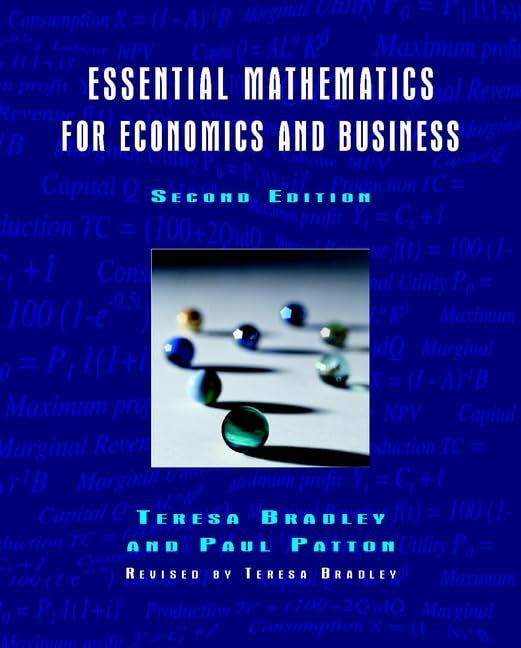 Buy Essential Mathematics for Economics and Business — BookShops.in