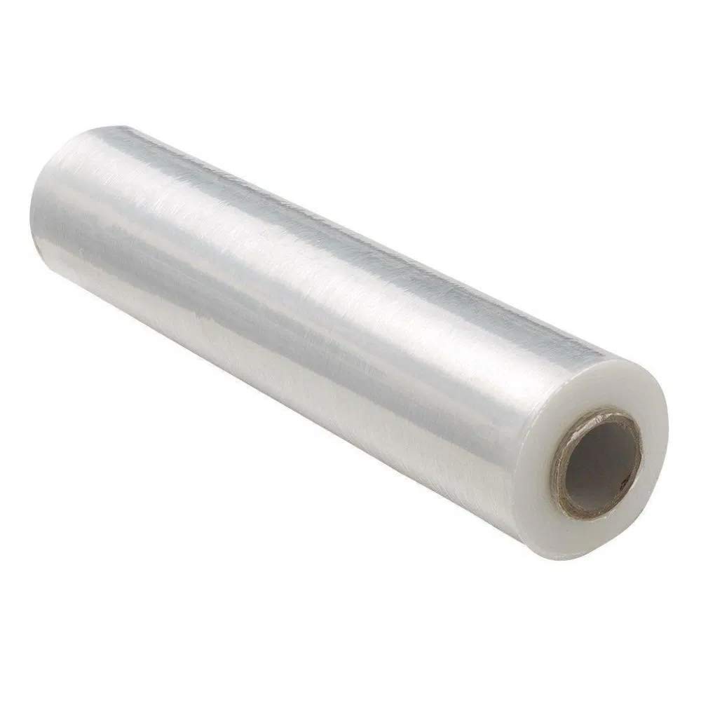 TotalPack Standard Core Pallet Stretch Wrap, 17 Micron Transparent Plastic Polythene Film (Clear, 500mmx300m x12)